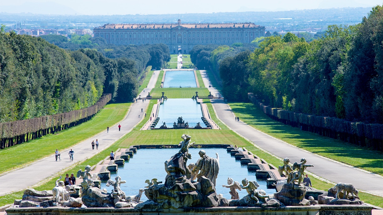 royal palace of Caserta gardens