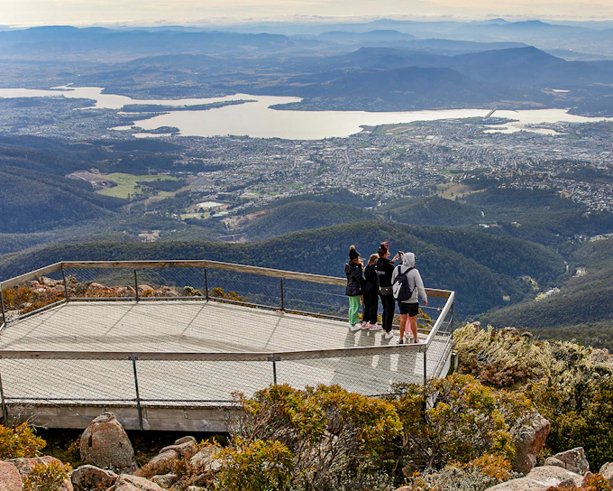 Full-Day Guided Tour of Mt Wellington with Tickets to MONA