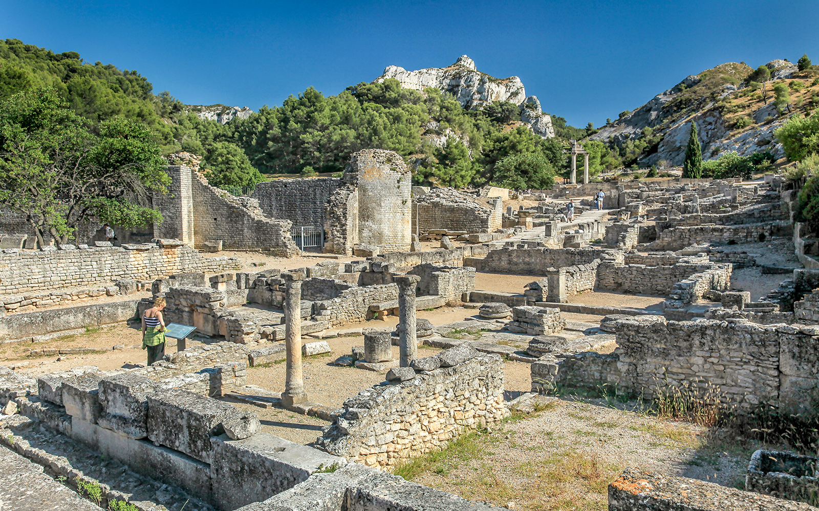 Glanum Archaeological Site - theatre site