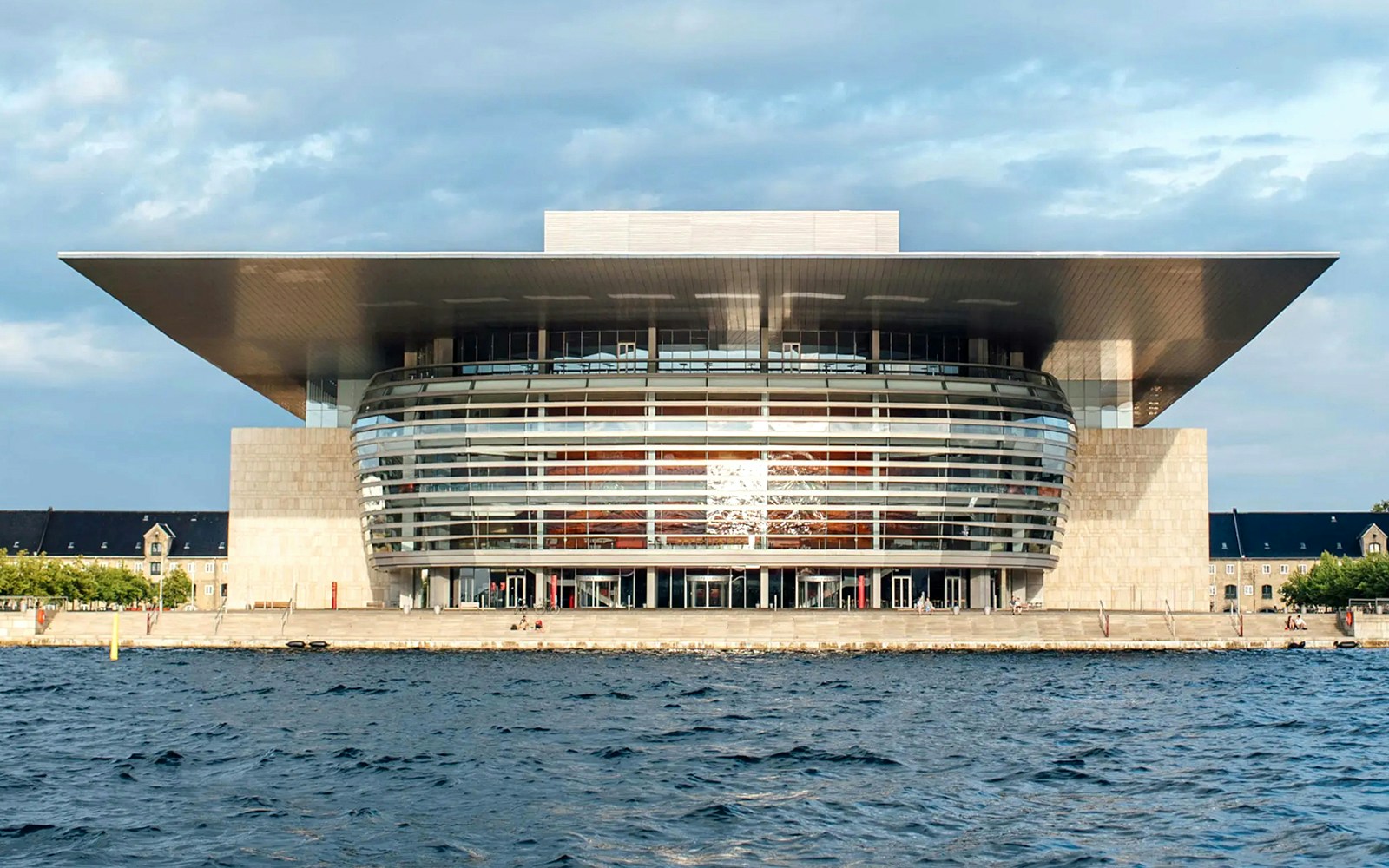 GoBoat on Copenhagen canal near National Opera House.
