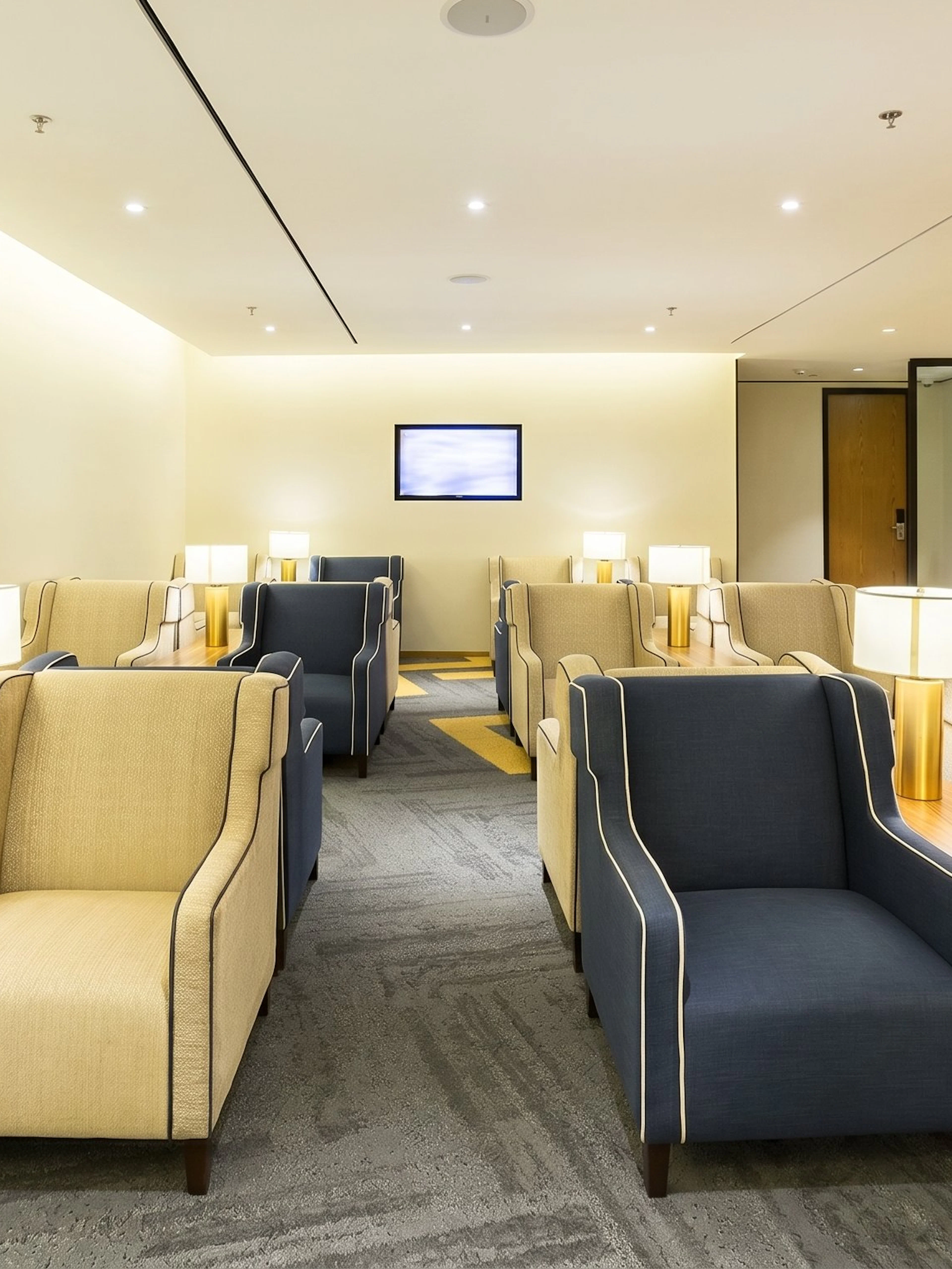 Plaza Premium Lounge seating area at Rio de Janeiro International Airport, Arrivals, T2.