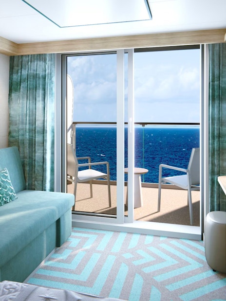Deluxe Ocean View Stateroom with Verandah on Disney Adventure Cruise from Singapore.