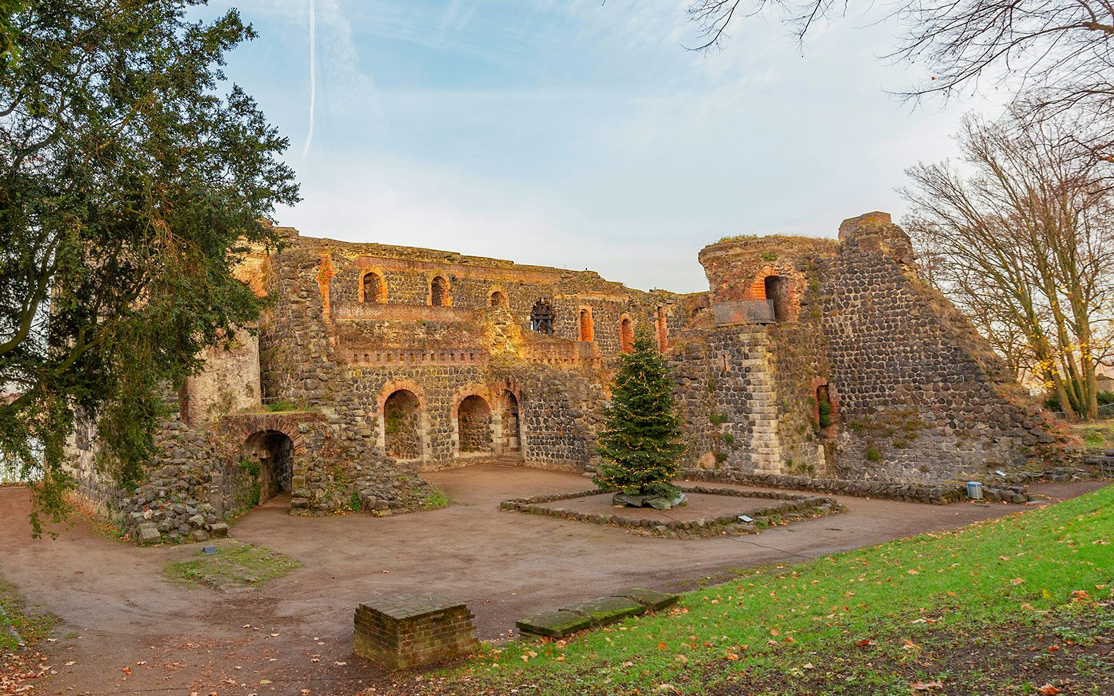 Ruins of Kaiserpfalz Duesseldorf