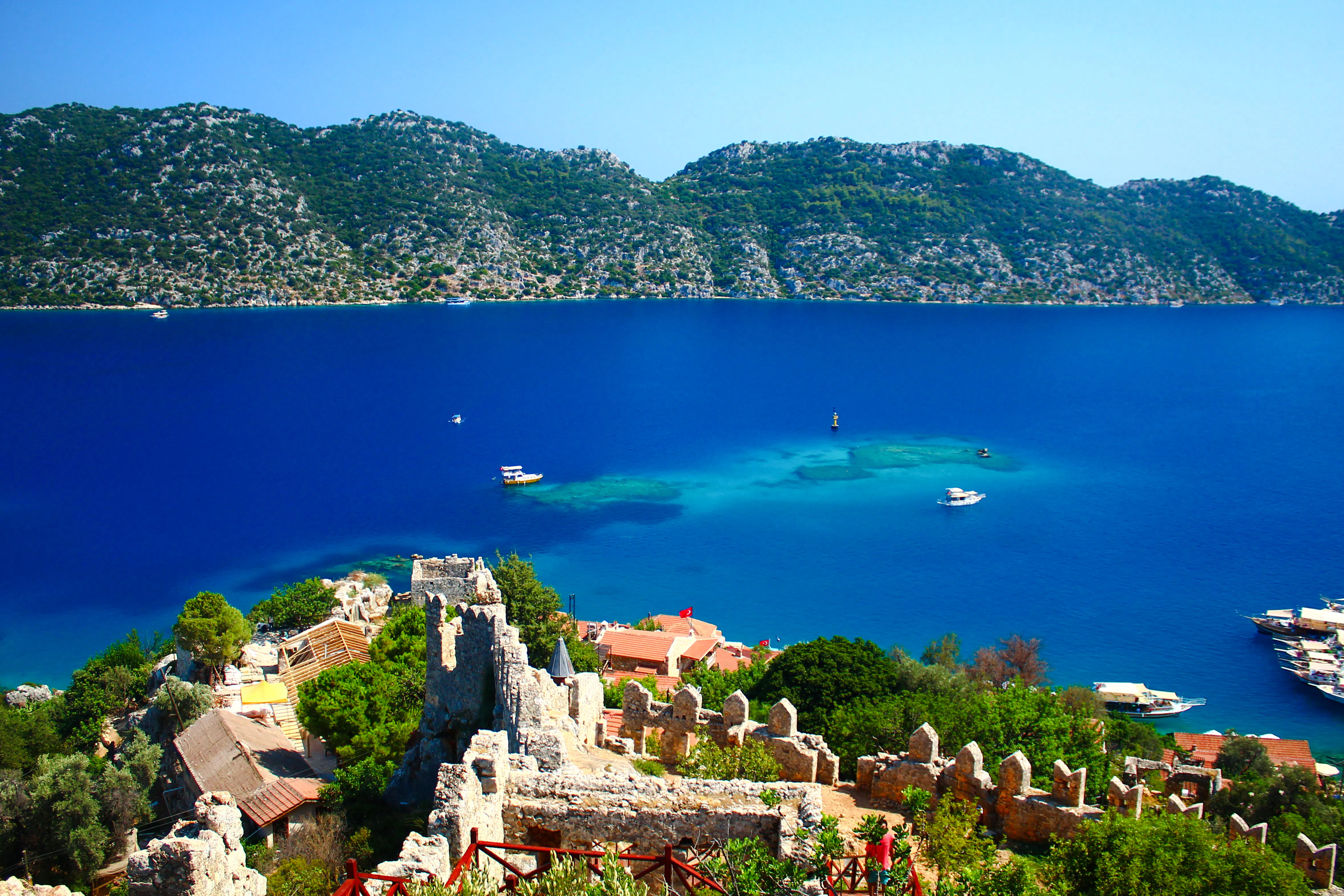 kas: kekova sunken city cruise with 5 bays, kalekoy & lunch-1