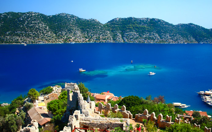 From Kas: Kekova Sunken City, 5 Bays and Kalekoy Boat Cruise with Lunch