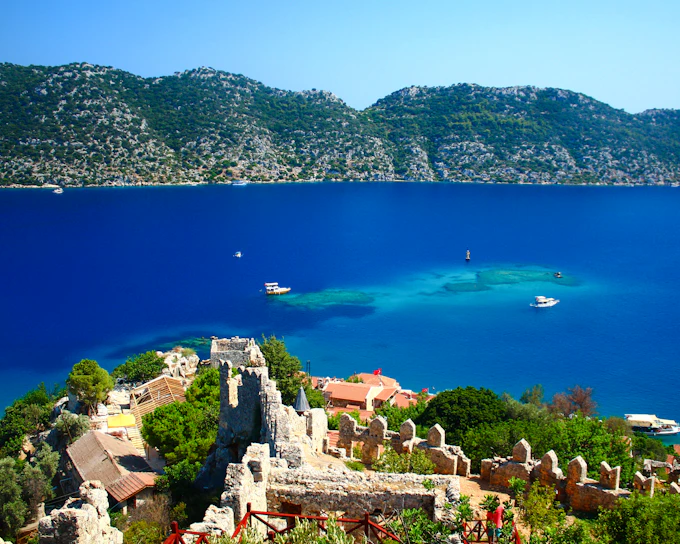 From Kas: Kekova Sunken City, 5 Bays and Kalekoy Boat Cruise with Lunch