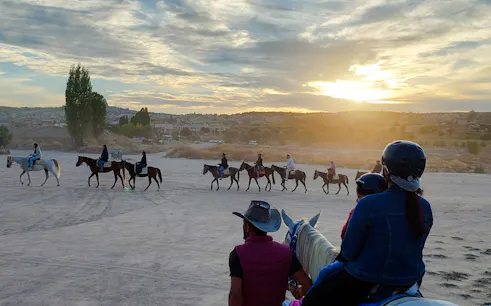 cappadocia sunset horseback riding tour with hotel transfers-1