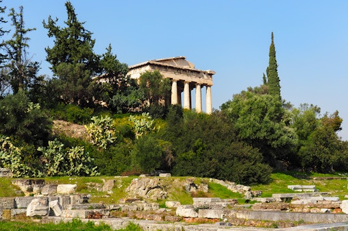 Adgangsbilletter til den antikke agora med audioguide