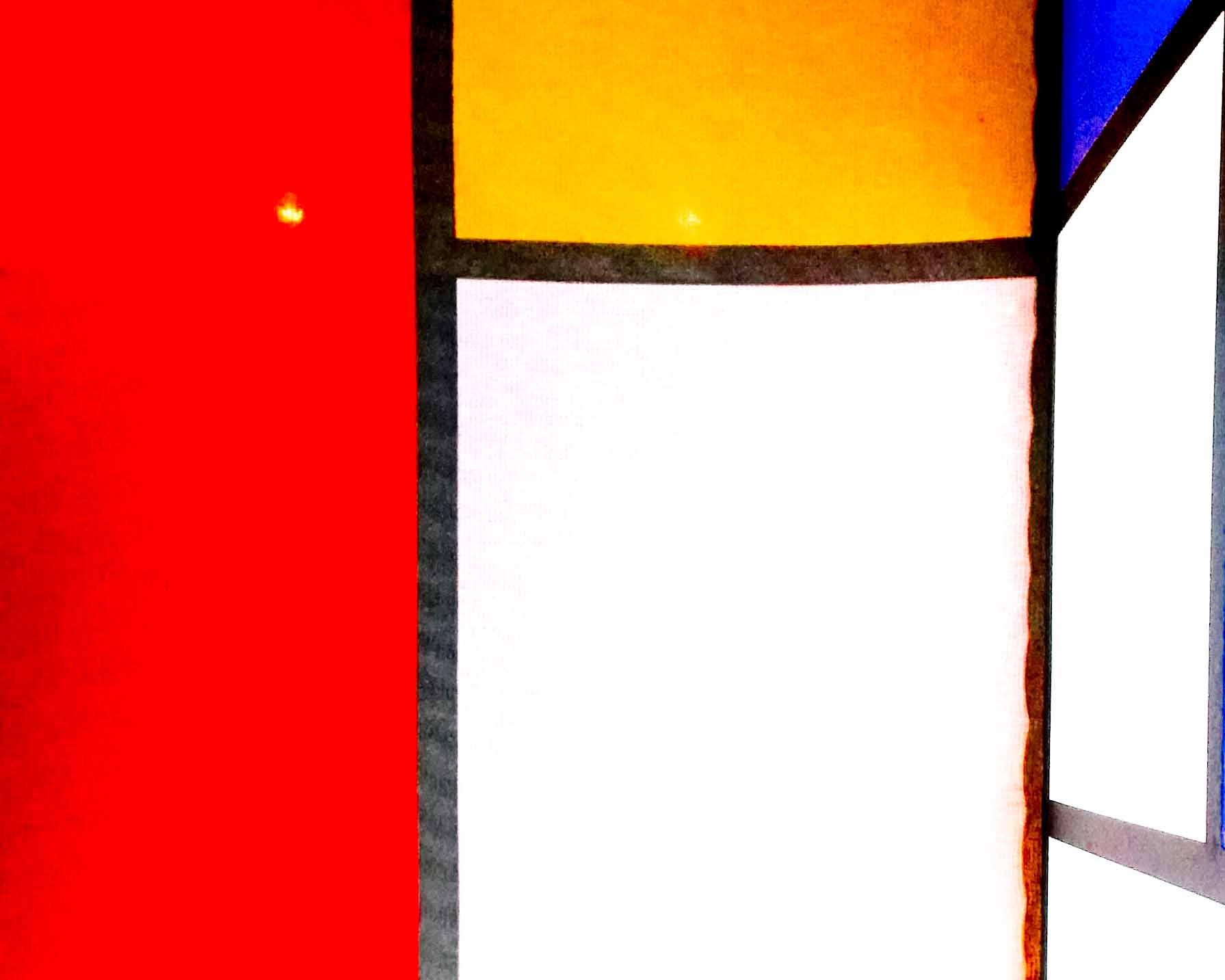 Piet Mondrian's Composition II in Red, Blue, and Yellow in RTXP Amsterdam