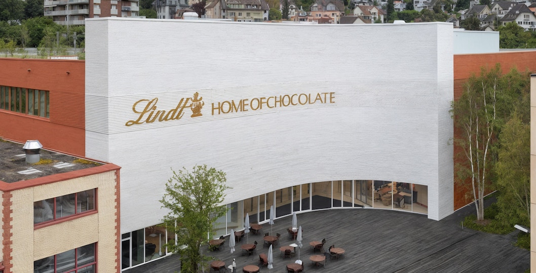 Visitors at Lindt Swiss Chocolate Heaven exhibit, Jungfraujoch.