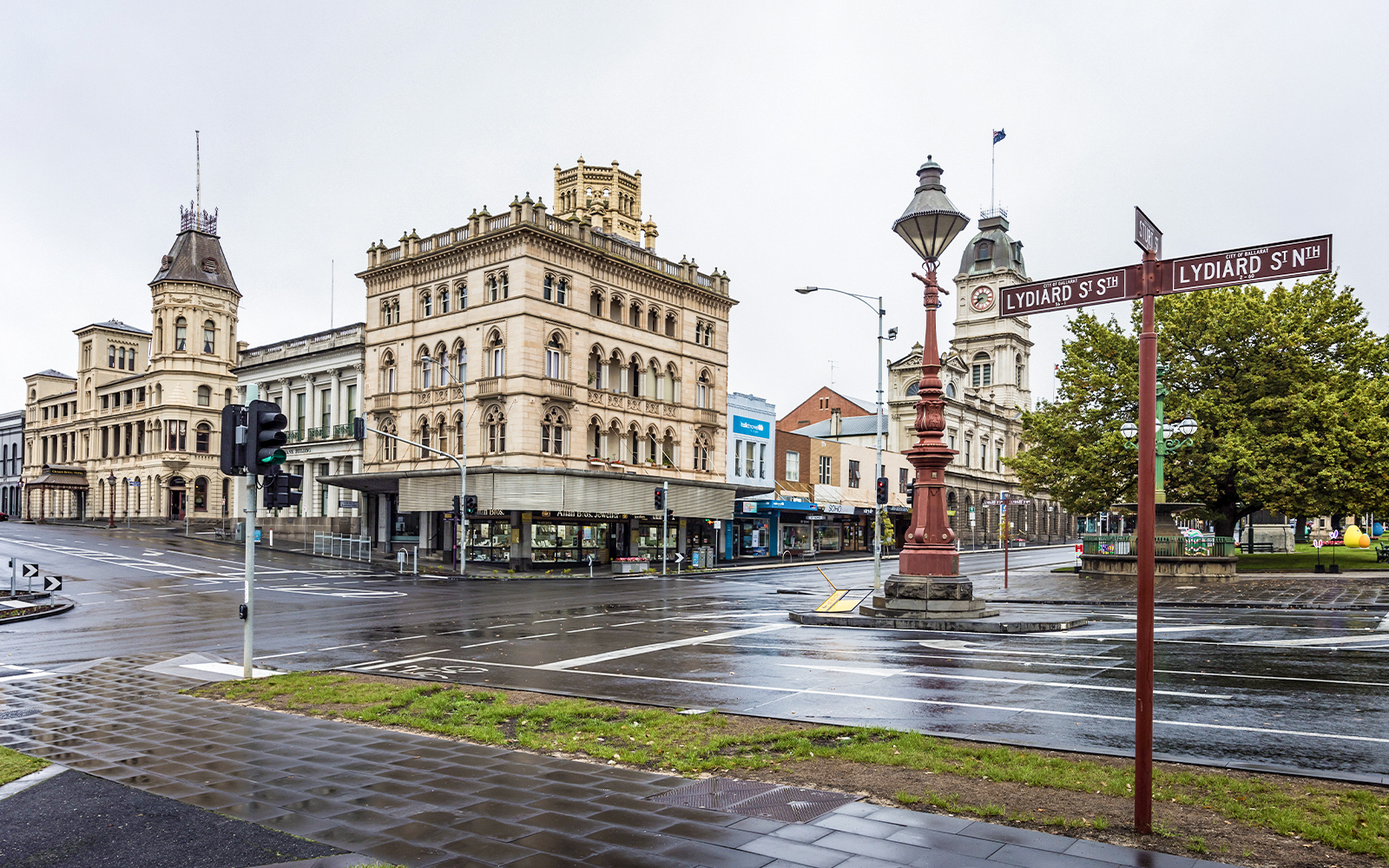 Historic Town of Ballarat in Victoria Australia
