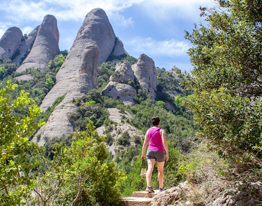 hike to montserrat monastery