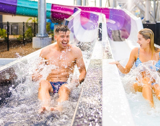 Super Ripper slide at at Wet’n’Wild Waterpark, Gold Coast
