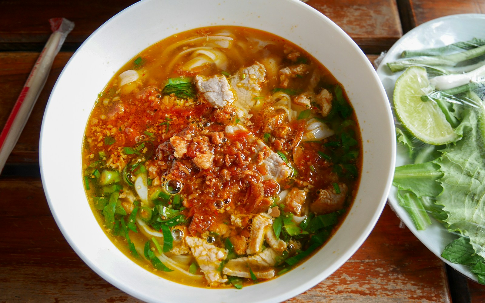 Authentic Lanna cuisine noodle soup