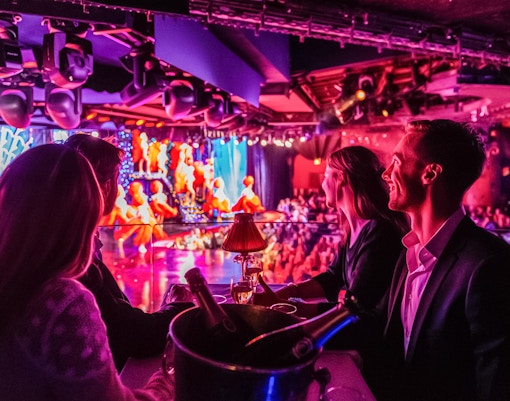 Moulin Rouge show with champagne