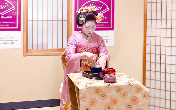 Kyoto: Hands-On Matcha Tea Ceremony with a Real Maiko