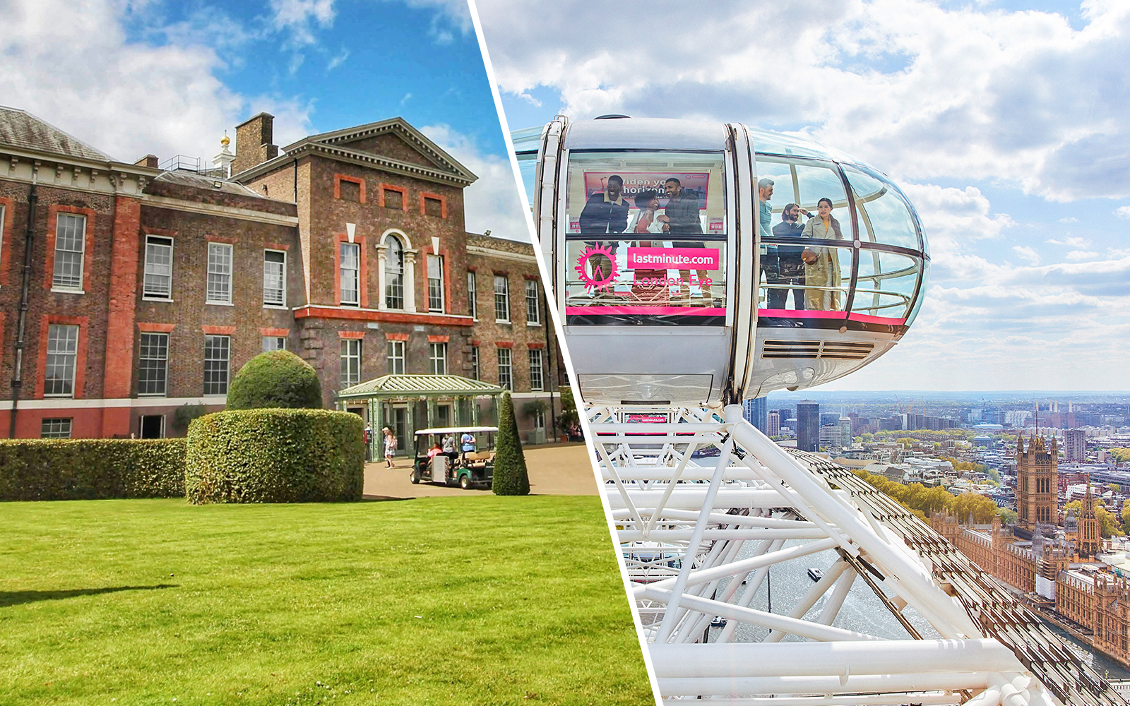 Combo (Save 10%): Kensington Palace + London Eye Tickets