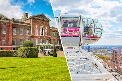 Kombination: Kensington Palace + London Eye Biljetter