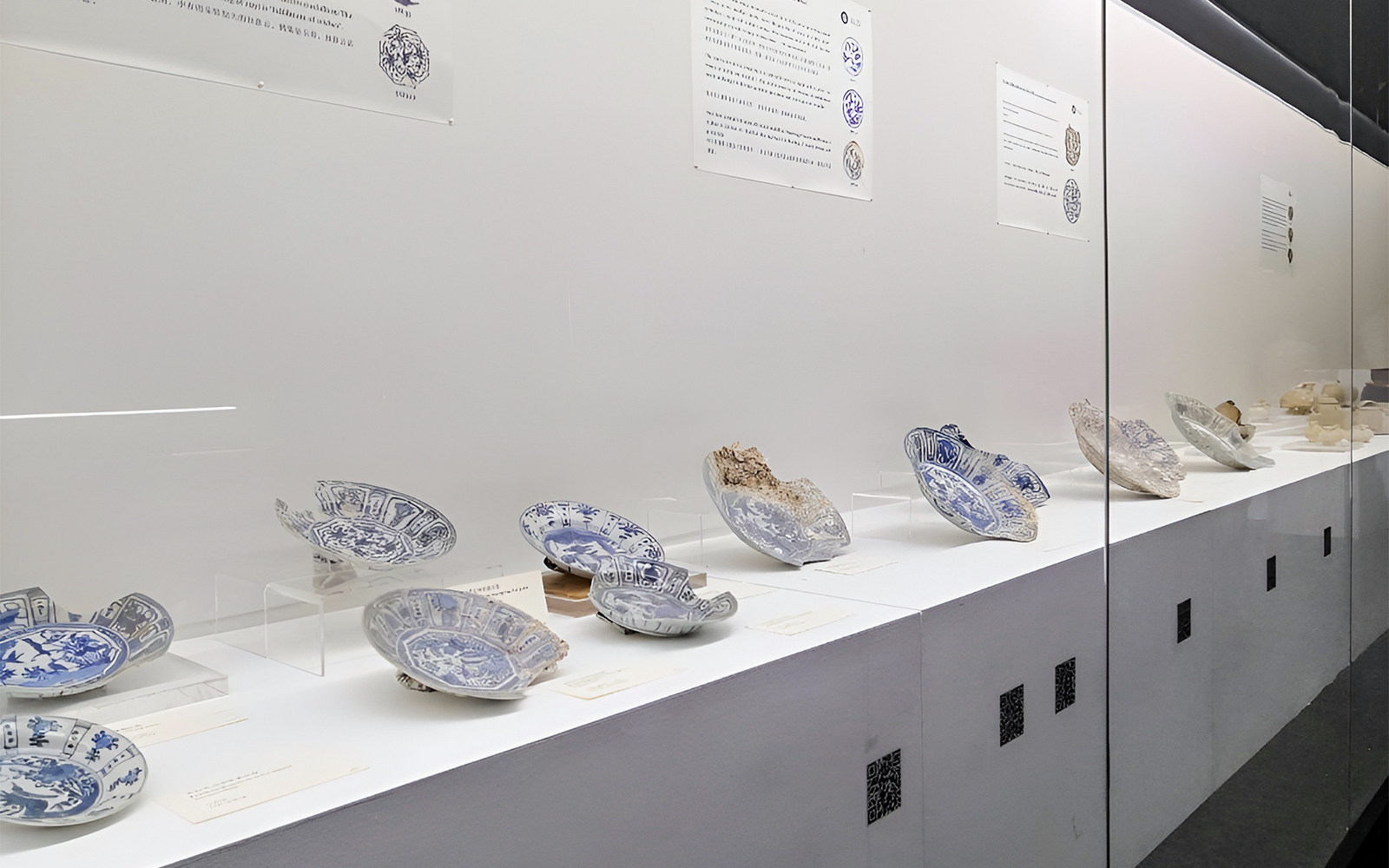 Ceramic artifacts display at Straits and Oriental Museum Penang.