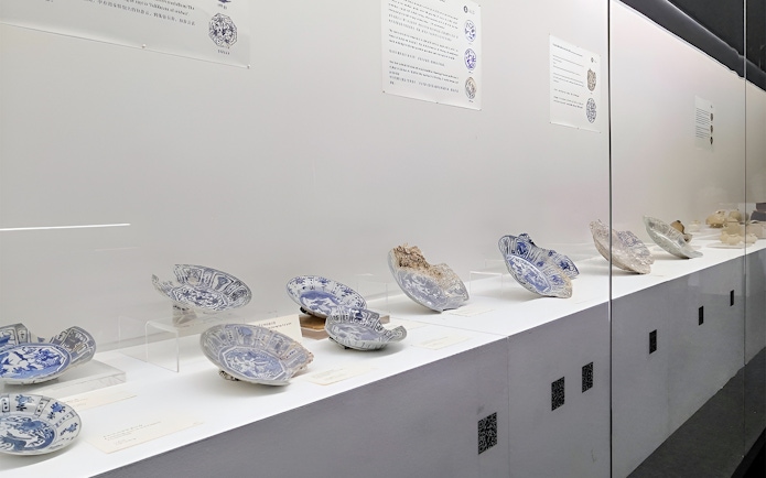Ceramic artifacts display at Straits and Oriental Museum Penang.