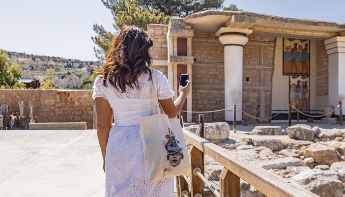 Inside Knossos Palace