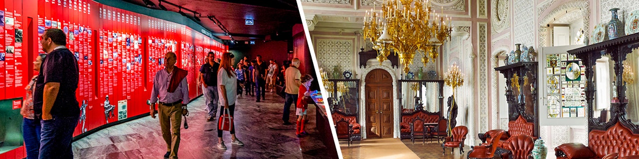 Combo: tour guidato allo stadio e al museo del Benfica + Biglietti per il Palácio Nacional da Pena