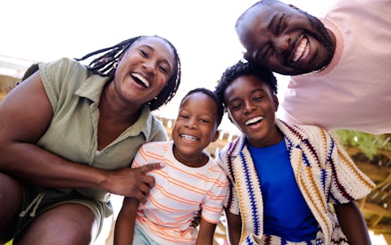 Family enjoying time together at Universal Kids Resort.