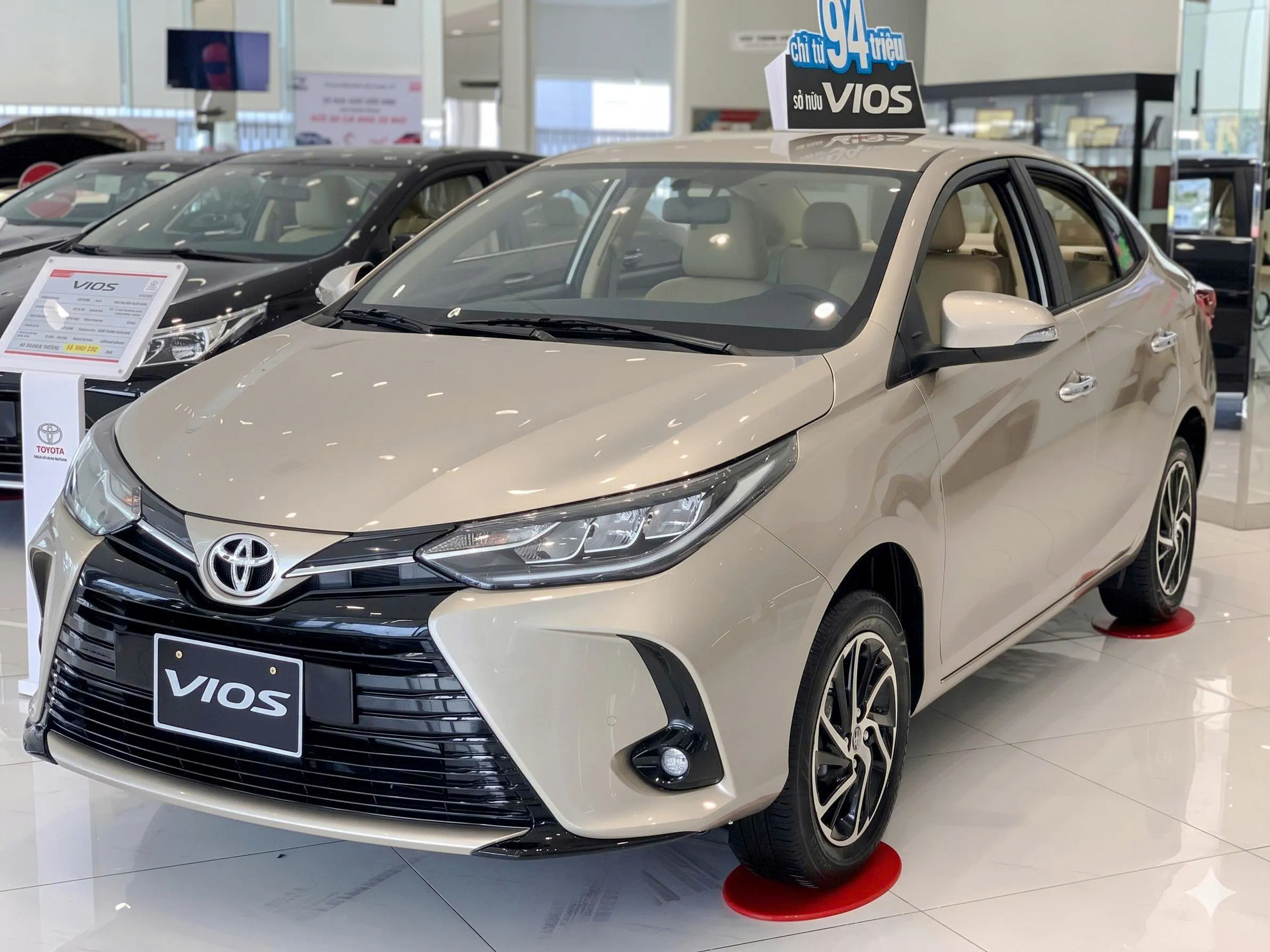 Toyota Vios sedan for Noi Bai Airport to Hanoi Old Quarter transfer.