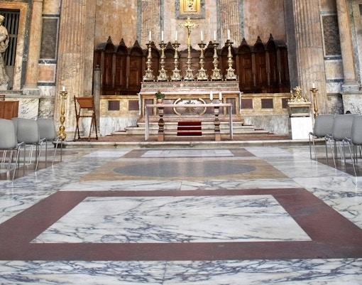 The Floor and Marble Decorations