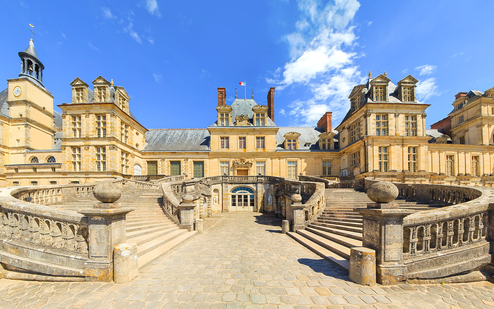 The Horseshoe Staircase of Château de Fontainebleau
