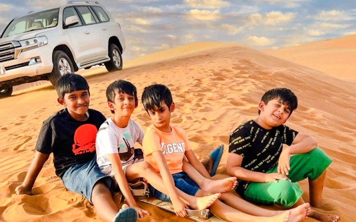 Dubai Evening Desert Safari with 4x4 Dune Bashing, BBQ Dinner, Live Shows & Hotel Transfers