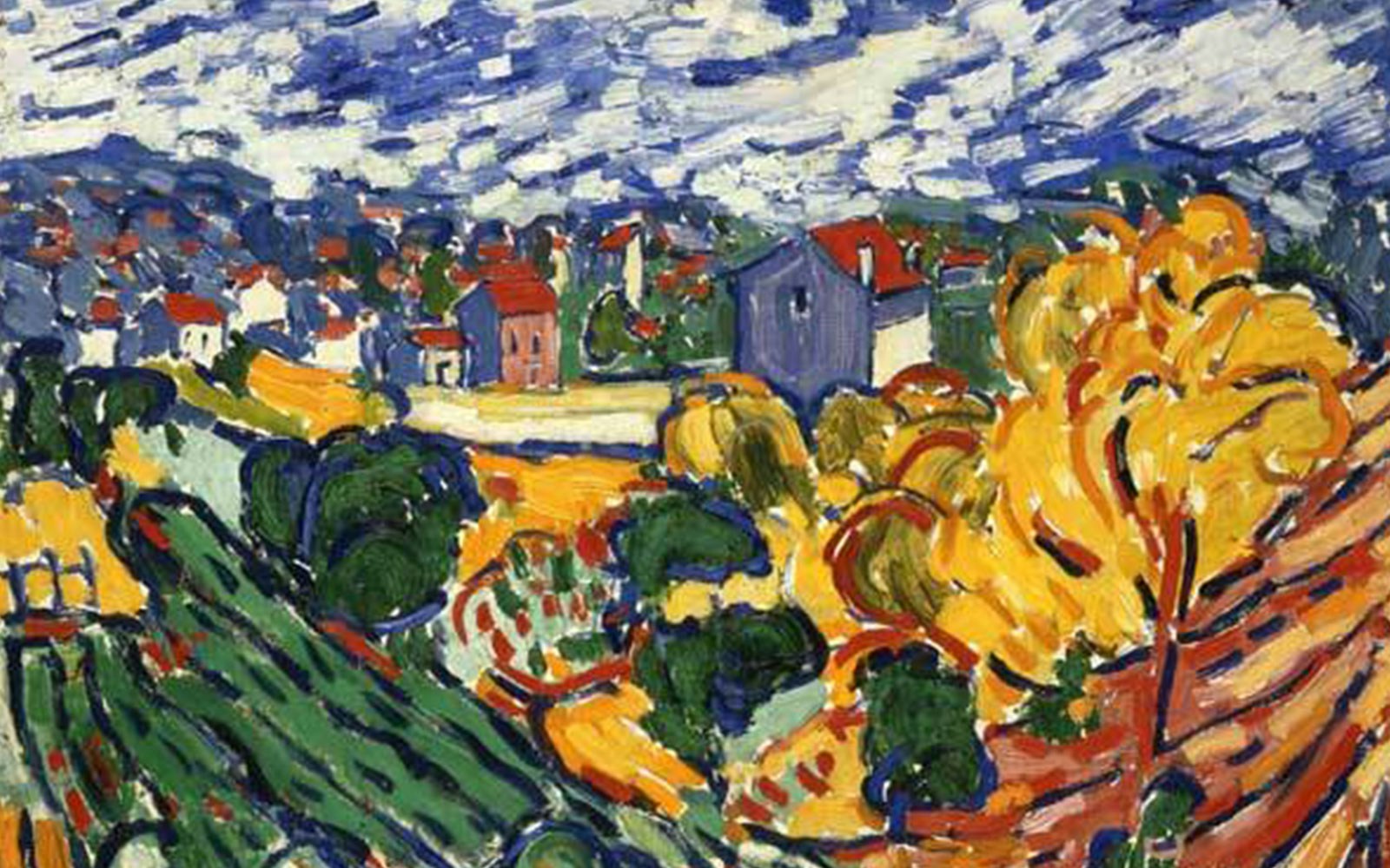 stedelijk museum tickets - paysage de bougival by maurice de vlaminck