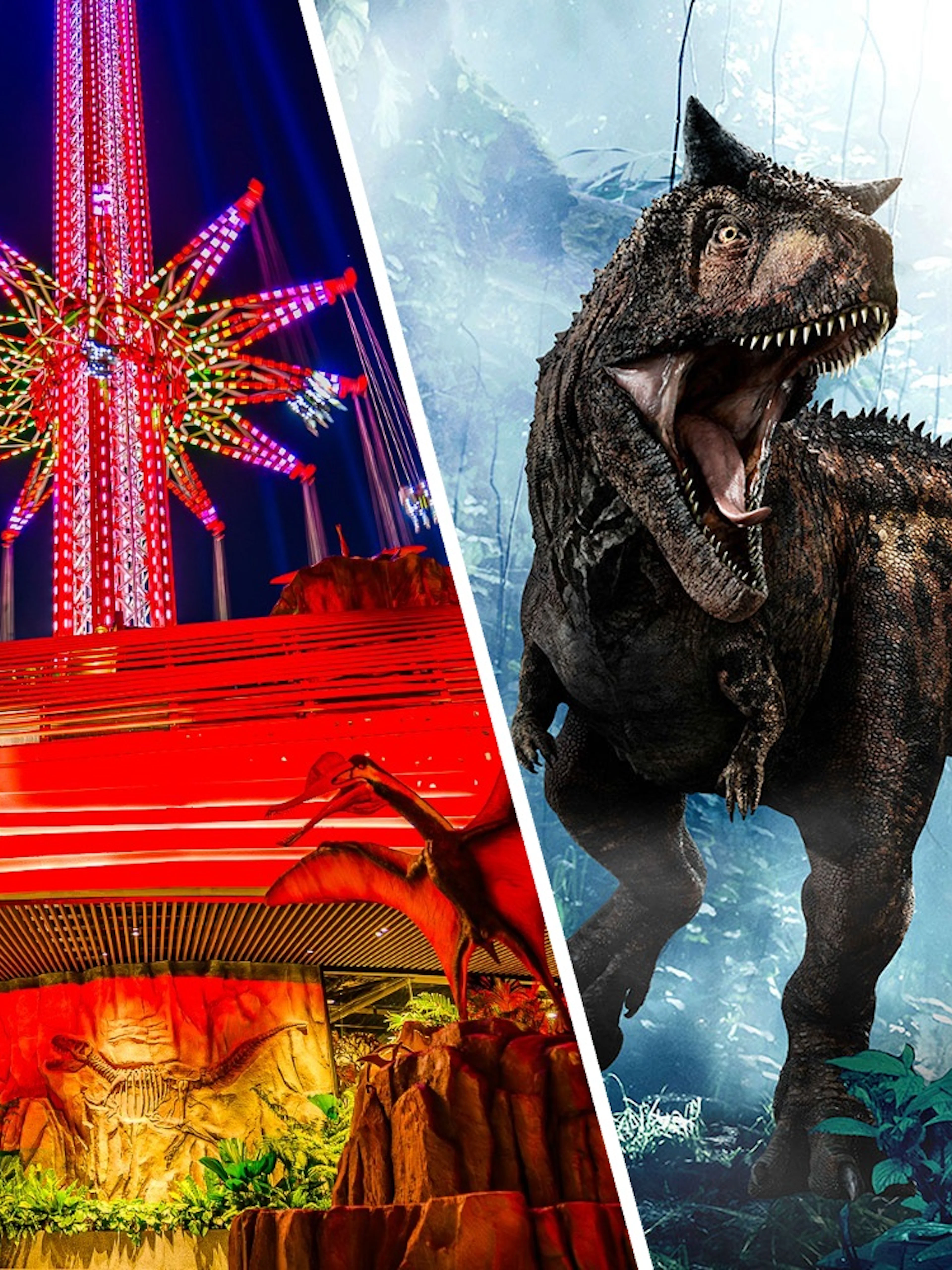 kombi: skyflyers bangkok + eintritt jurassic world-1