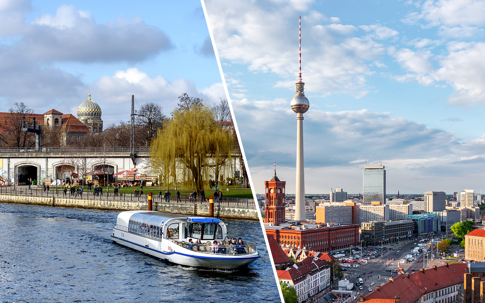 Combo: 1-Hour City Cruise + Berlin TV Tower Fast-View Tickets