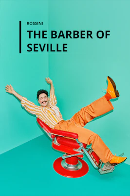 Opera performance of The Barber of Seville at Seville's Teatro de la Maestranza.