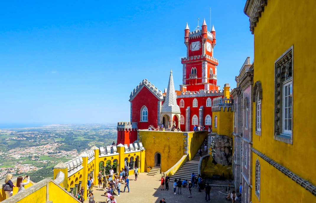 people in pena palace