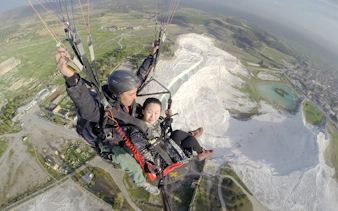 pamukkale: tandem paragliding over hierapolis and pamukkale travertines-5