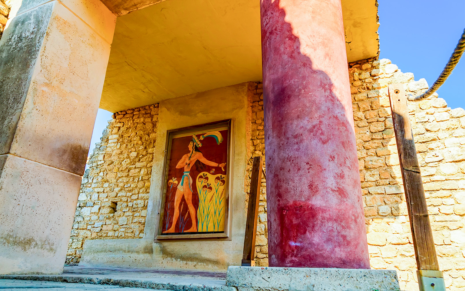 Corridor with the ‘Lily Prince’ Mural