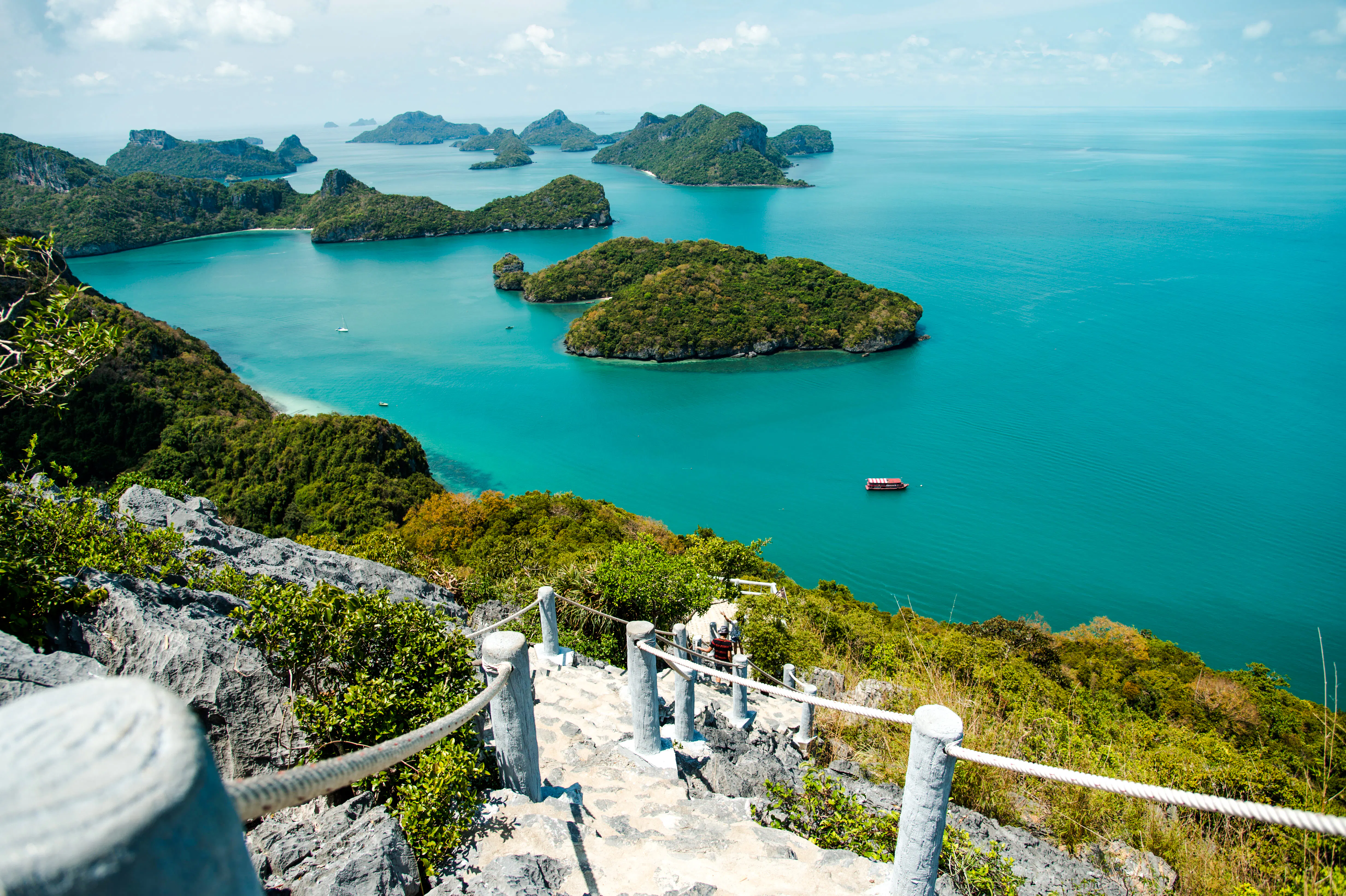desde koh samui: crucero en barco grande por el parque nacional marino de ang thong, con almuerzo y traslados incluidos-1