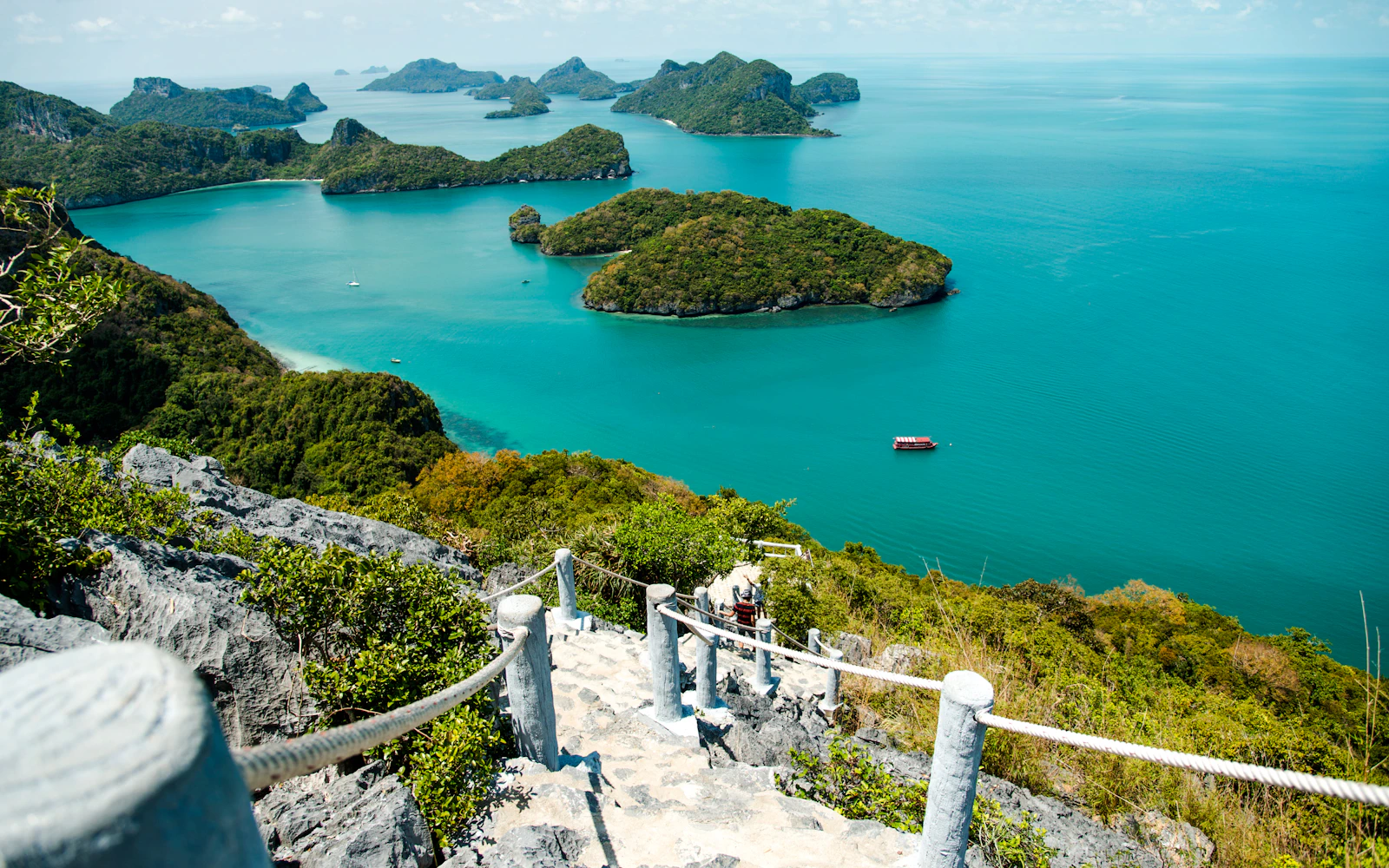 From Koh Samui: Ang Thong National Marine Park Big-Boat Cruise with Lunch and Transfers