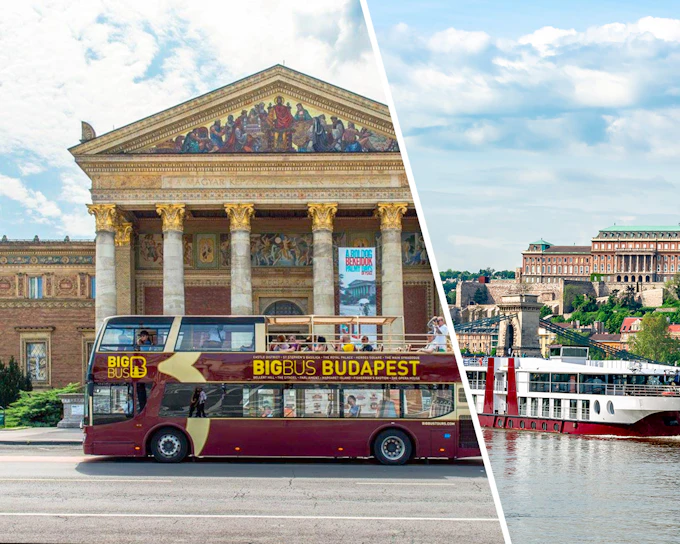 Combo: Budapest Hop-On Hop-Off Bus Tour + Danube River Cruise