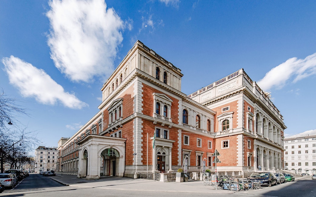Old Stock Exchange Palace in Vienna, venue for the Residence Orchestra Concert.