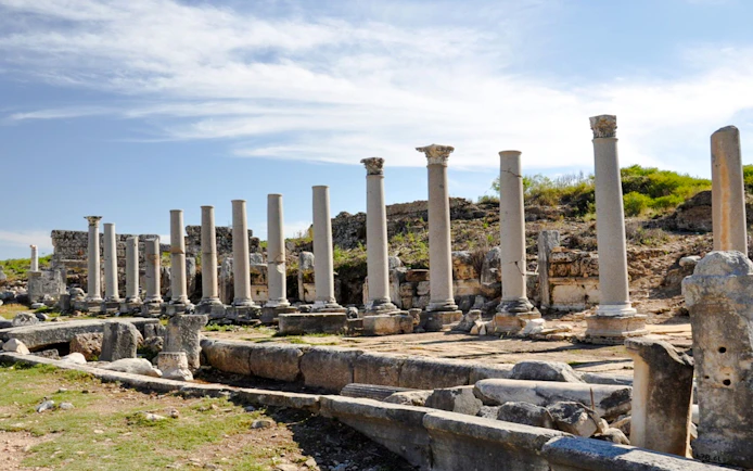 From Antalya: Perge and Aspendos Ancient Cities and Manavgat Waterfall Day Trip