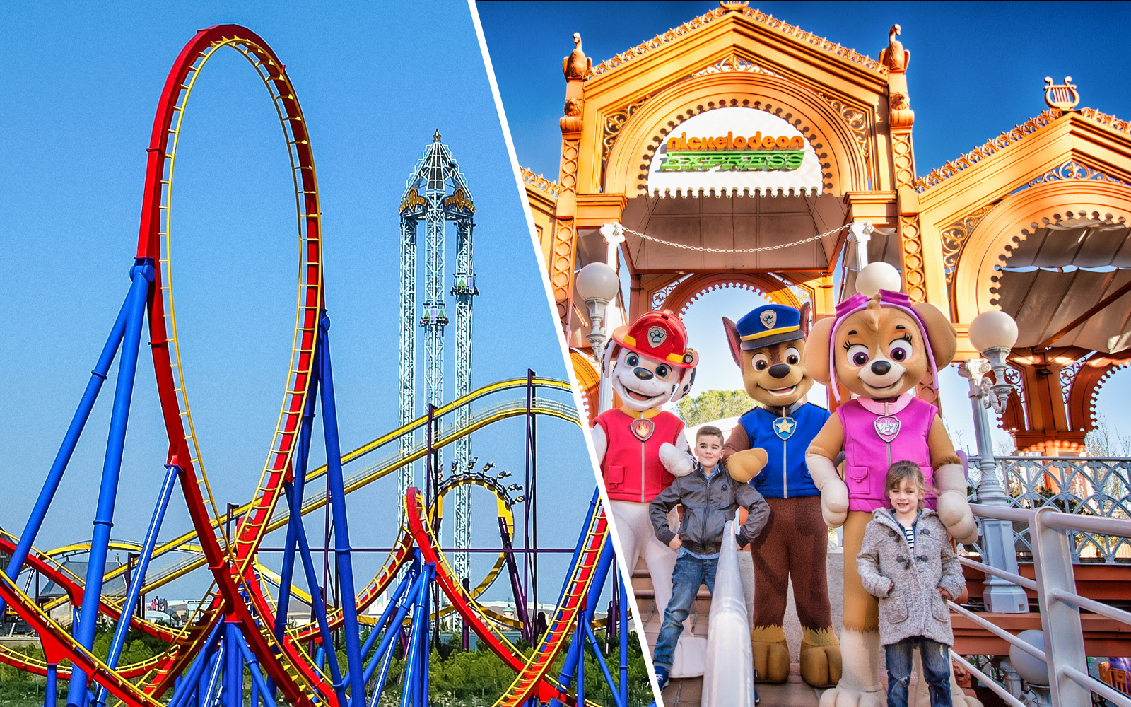 Combo (Save 5%):  Parque Warner + Parque de Atracciones Skip-the-Line Tickets