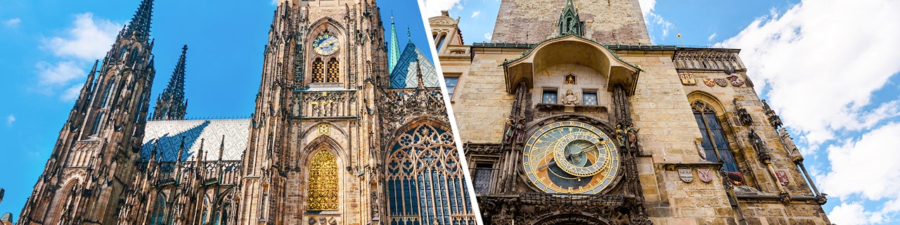 Combo: biglietti per il castello di Praga + Torre dell'orologio astronomico