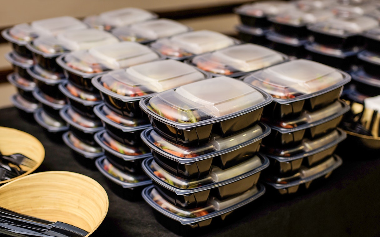 Packed lunch boxes for Whale watching tour from Tromso.