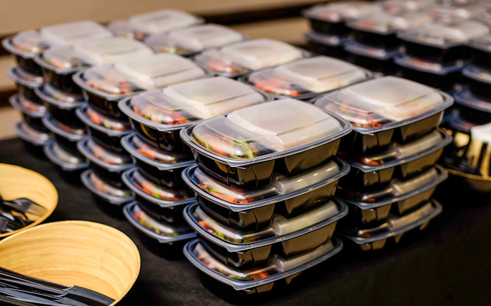 Packed lunch boxes for Whale watching tour from Tromso.