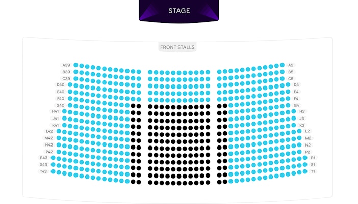 Royal Festival Hall Front Stalls
