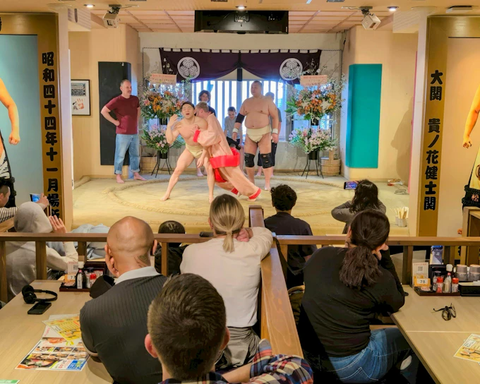Tokyo: Family Sumo Workshop & Live Wrestling Show with Lunch