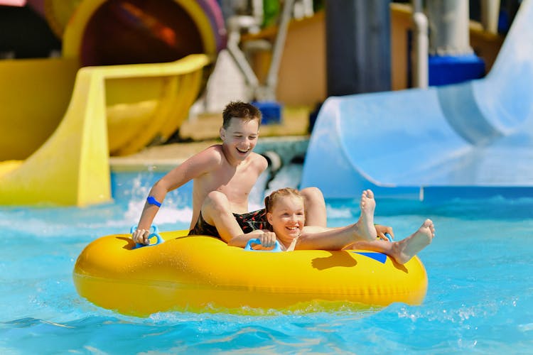 Kids playing at A'famosa Theme Park